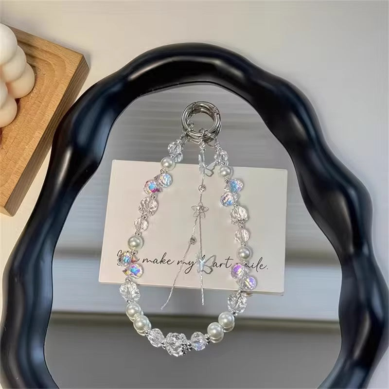Butterfly Tassel Mobile Keychain