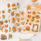 Vintage Floral Journal Stickers (6pcs Set)
