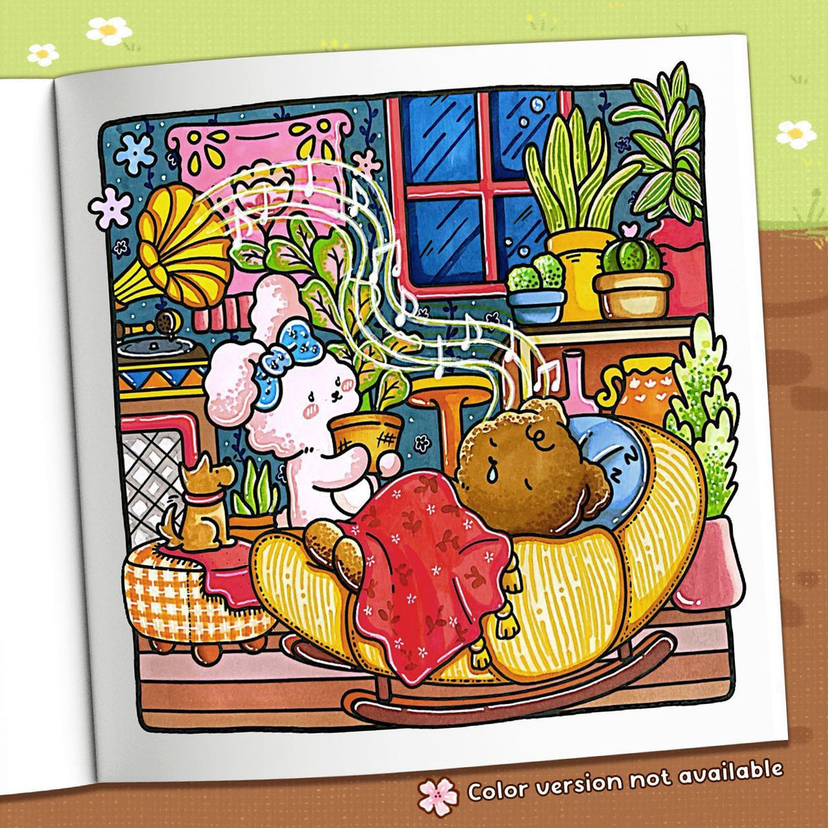 Spring Moments Coloring Book