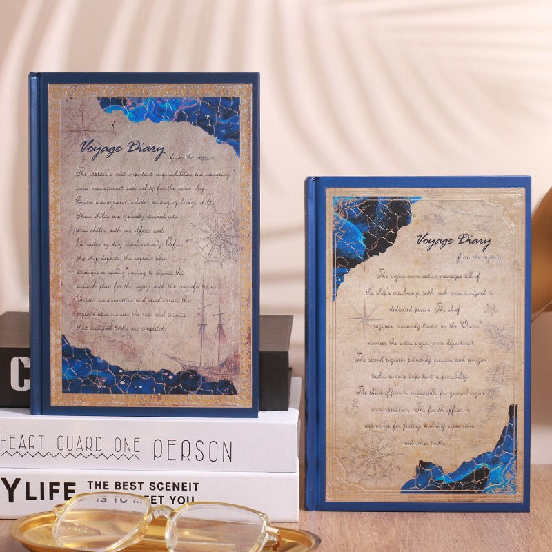 Vintage Voyage Hardcover Diary