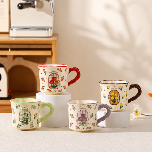 Floral  Ceramic Mug