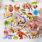 Dino Puffy Sticker