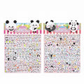 Kawaii Panda Puffy Sticker Set