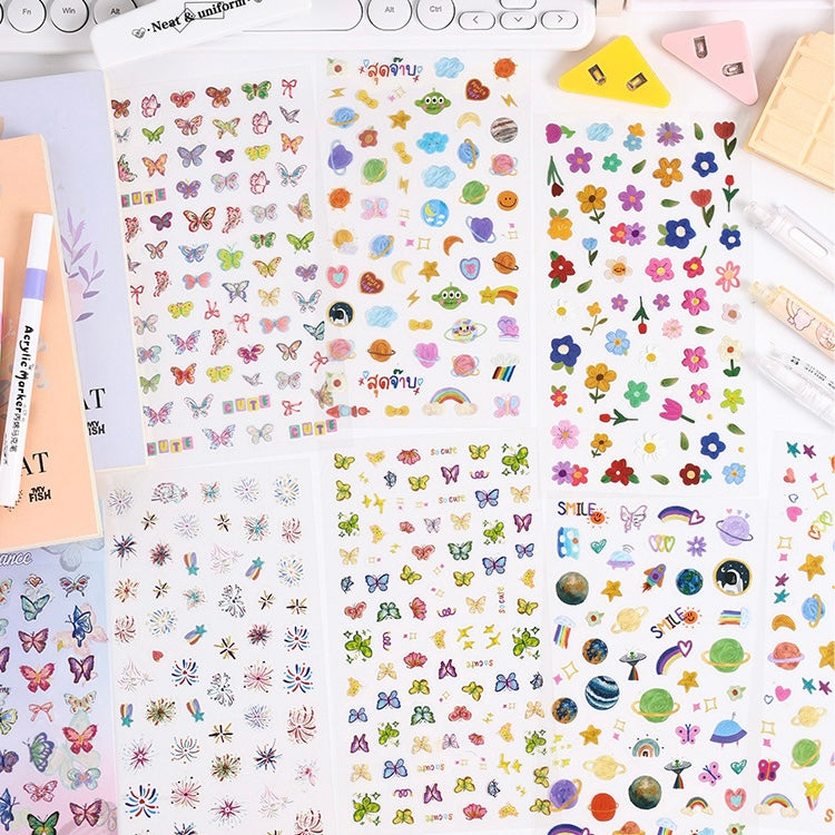 Doodle Journaling Stickers (4pcs Set)