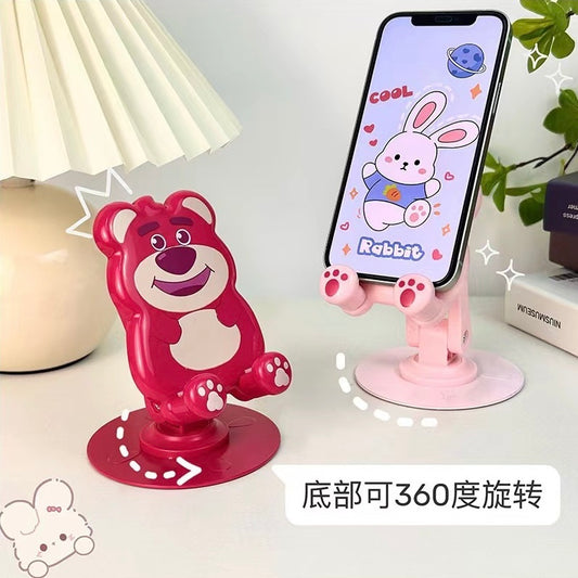 Cute Cartoon Mobile Phone + Tab Holder