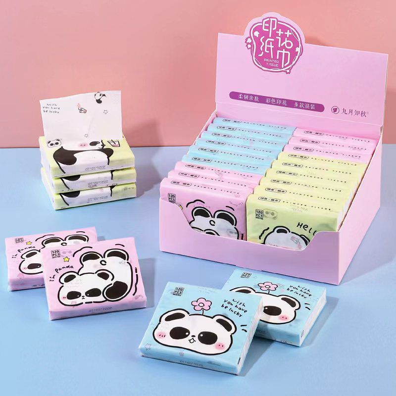 Panda Printed Tissue (120pcs)