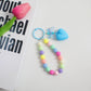 Macaron Heart Bag/Mobile Keychain