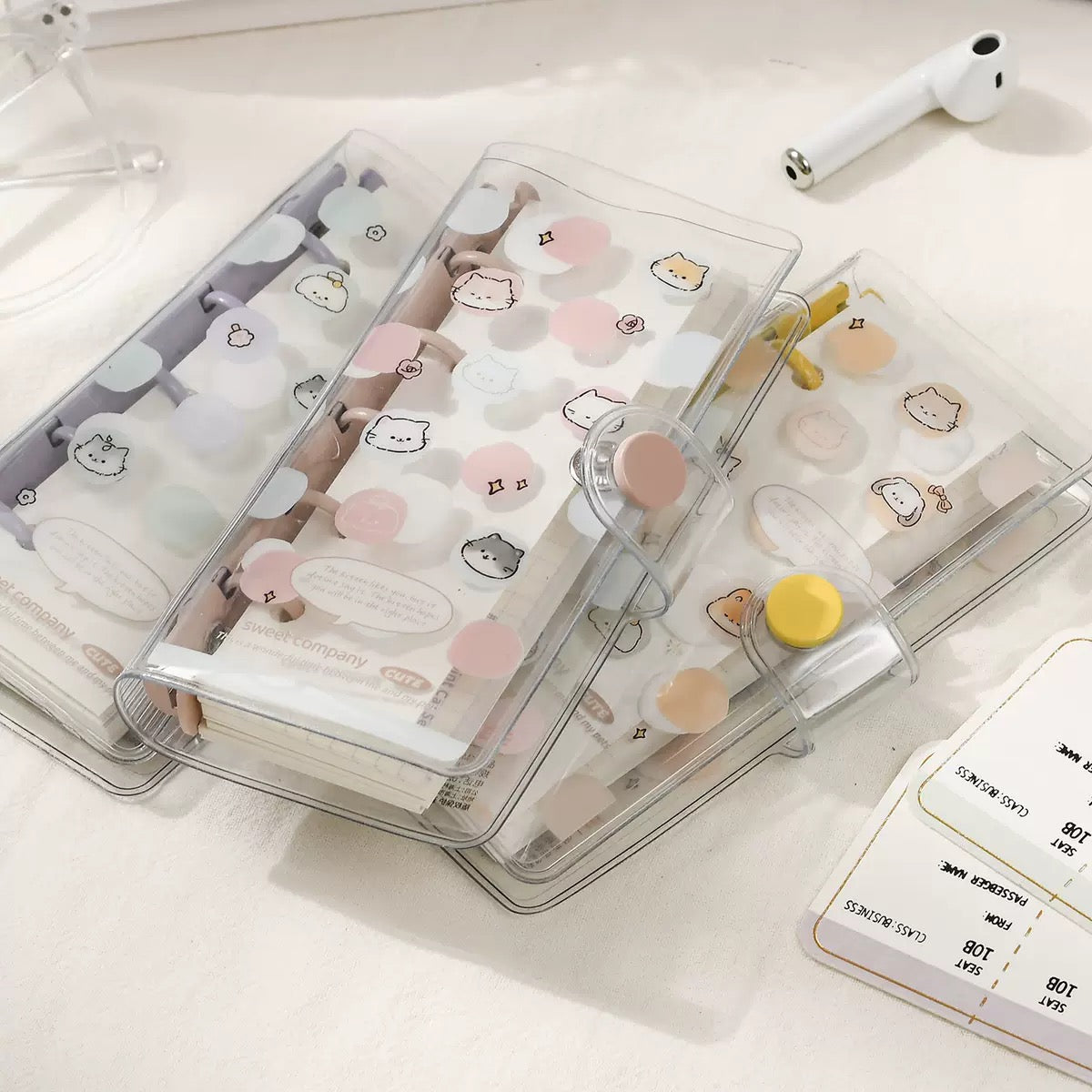 Kawaii Mini Binder Notebook