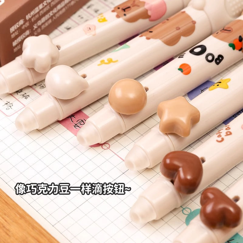 Capybara Erasable Pen Set 3 Pcs