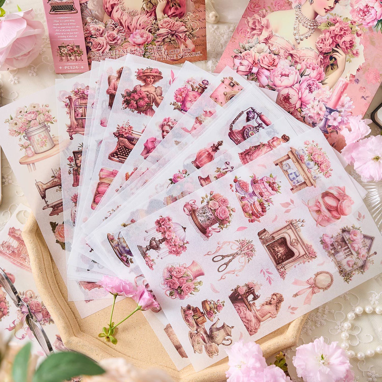Retro Romance Stickerbook