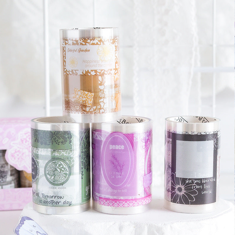 Cottage Lace Qoute Pet Washitape Set