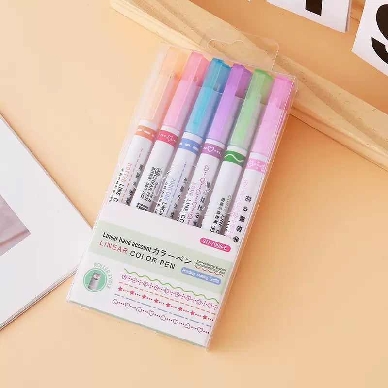 Linear Color Pens