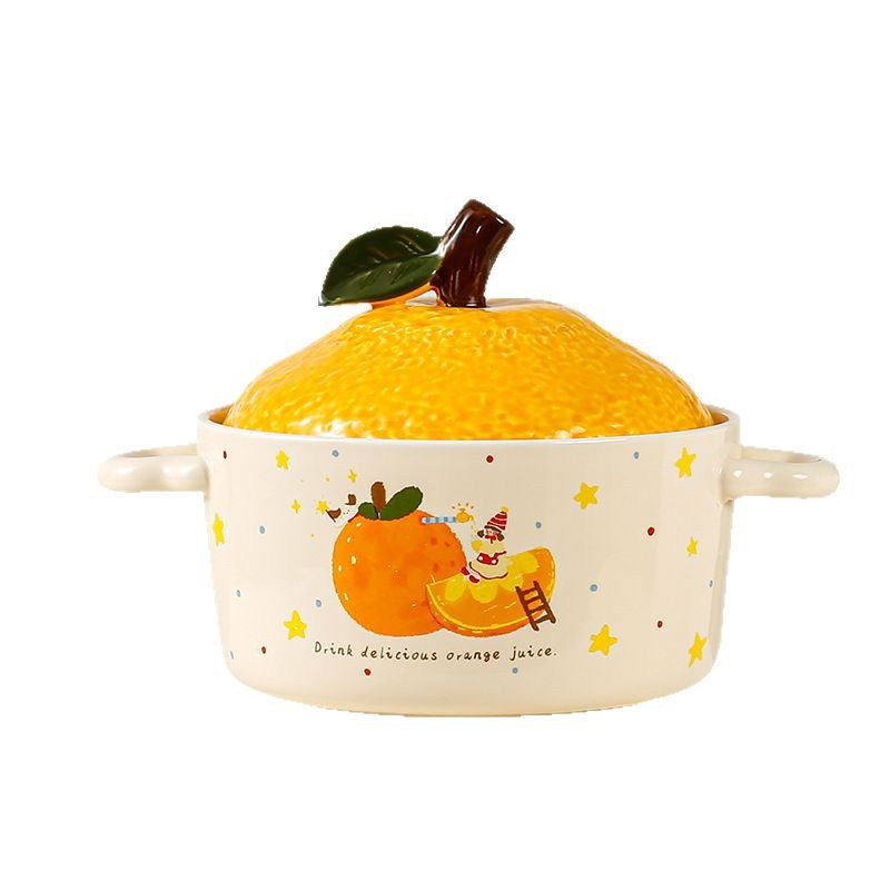 Orange Ceramic Bowl