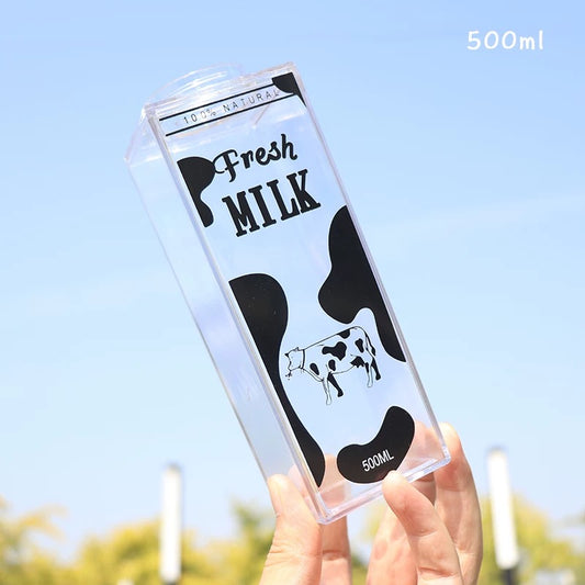 Transparent Milk Bottle (500 ml)