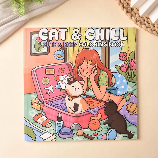 Cat&chill Coloring Book