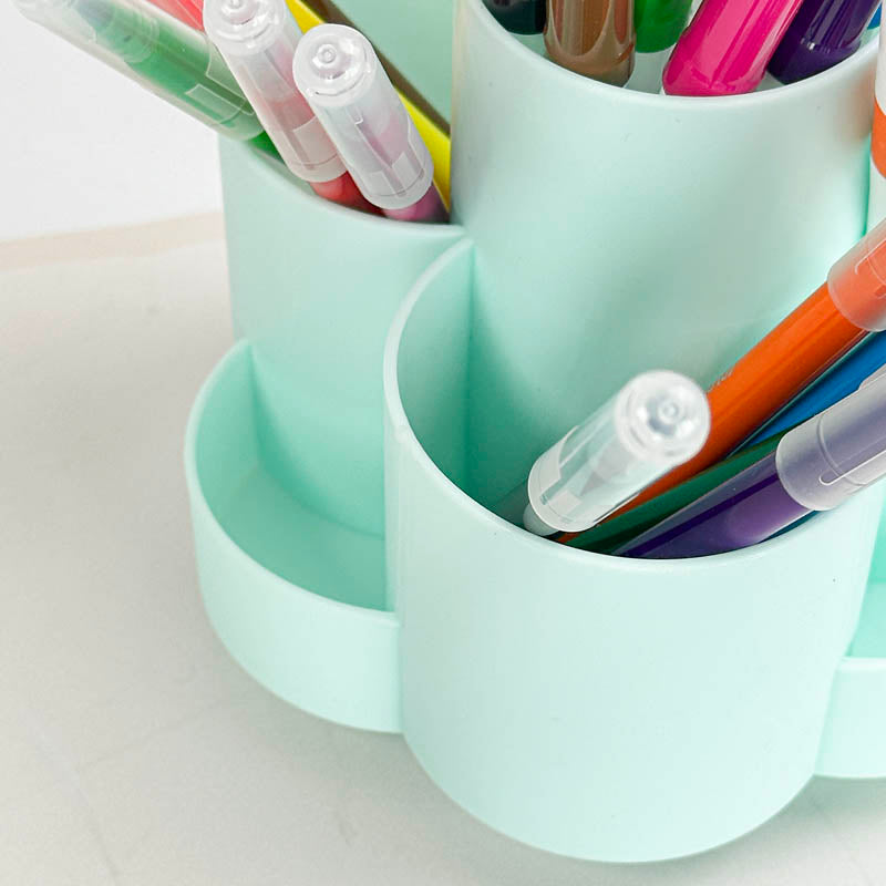 Kawaii Rotating Pen Stand With Charms