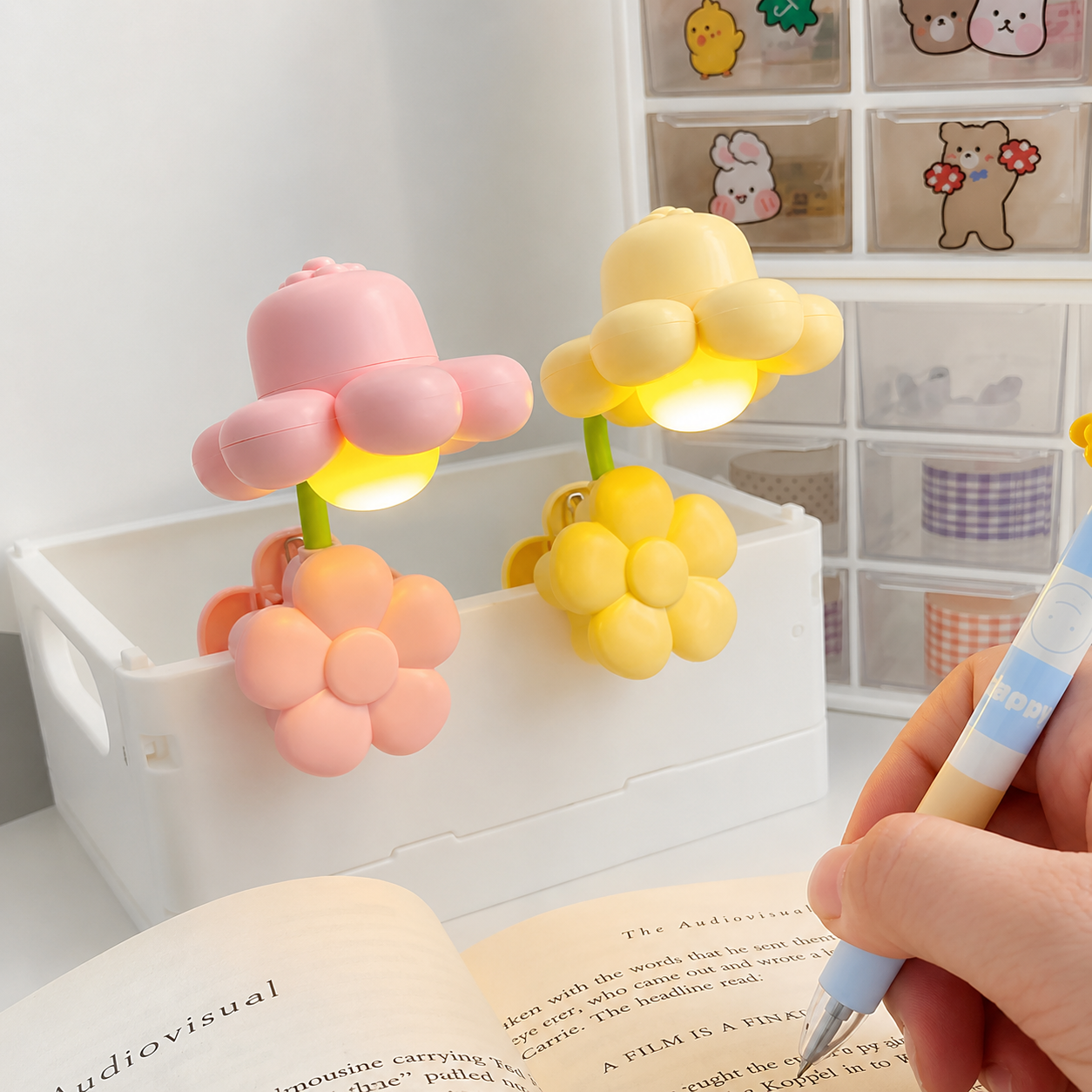Floral Mini Reading Lamp