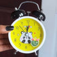Panda Metal Mini Alarm Clock