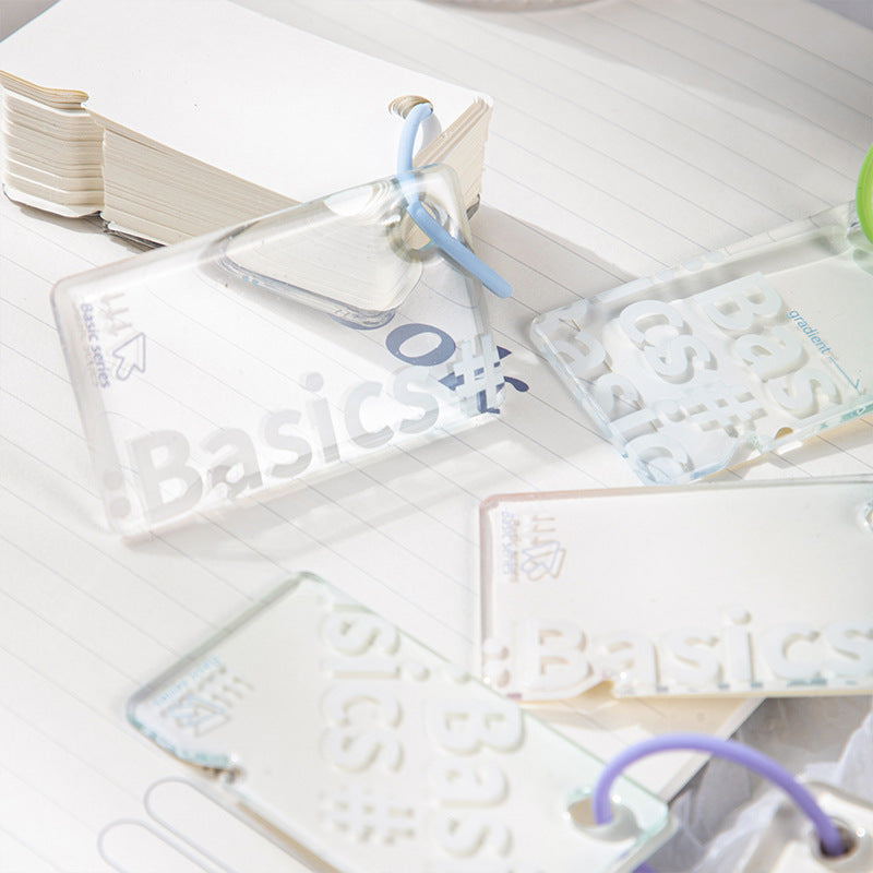 Mini Acrylic String Notebook