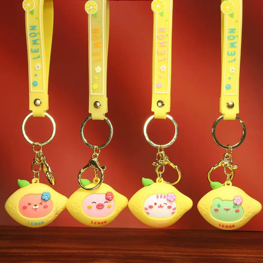 Cute Lemon Keychain