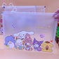 Sanrio and Labubu Transparent A4 File folder