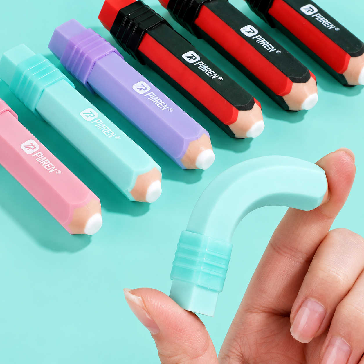 360° Macaron Pencil Eraser