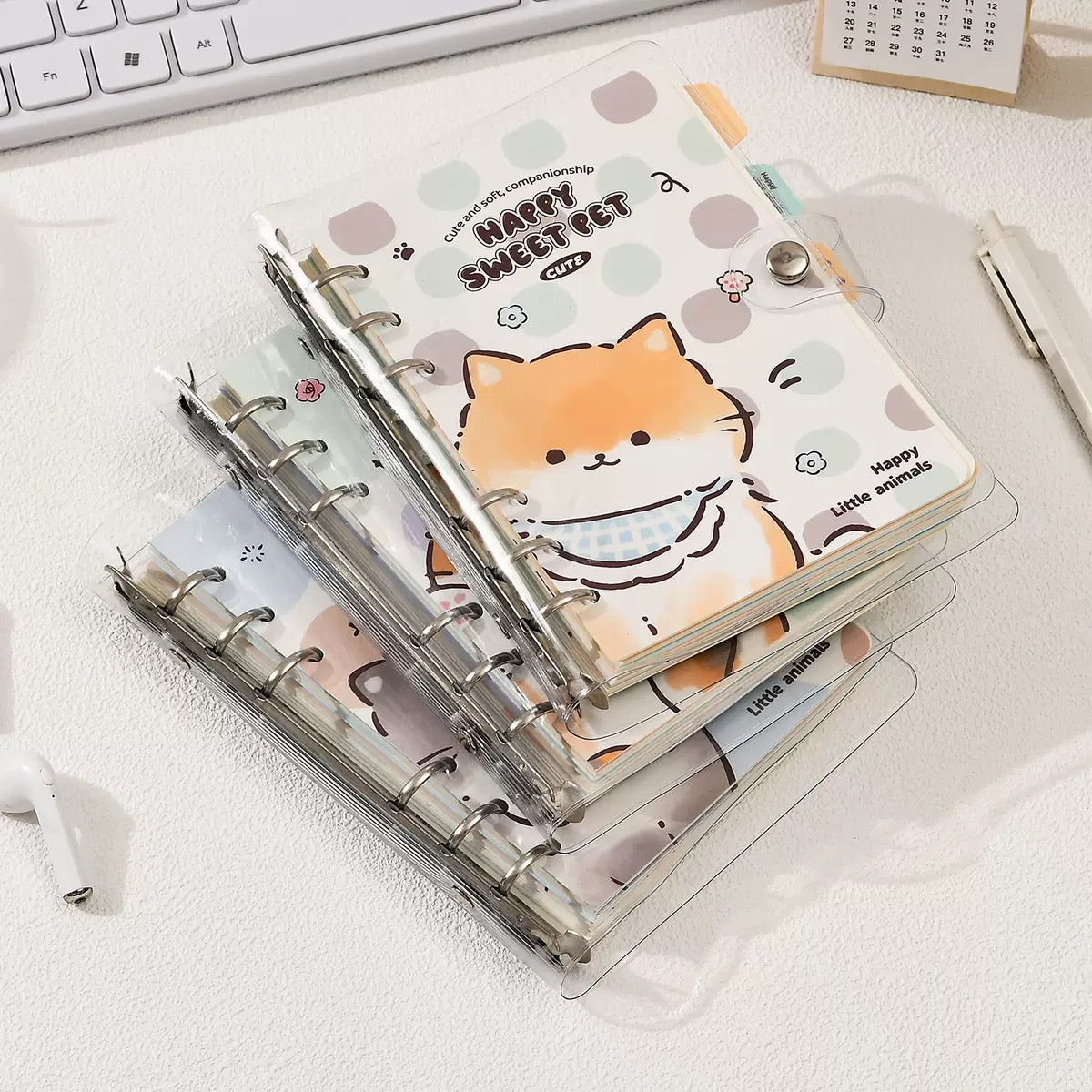 Happy Kitty Spiral Diary