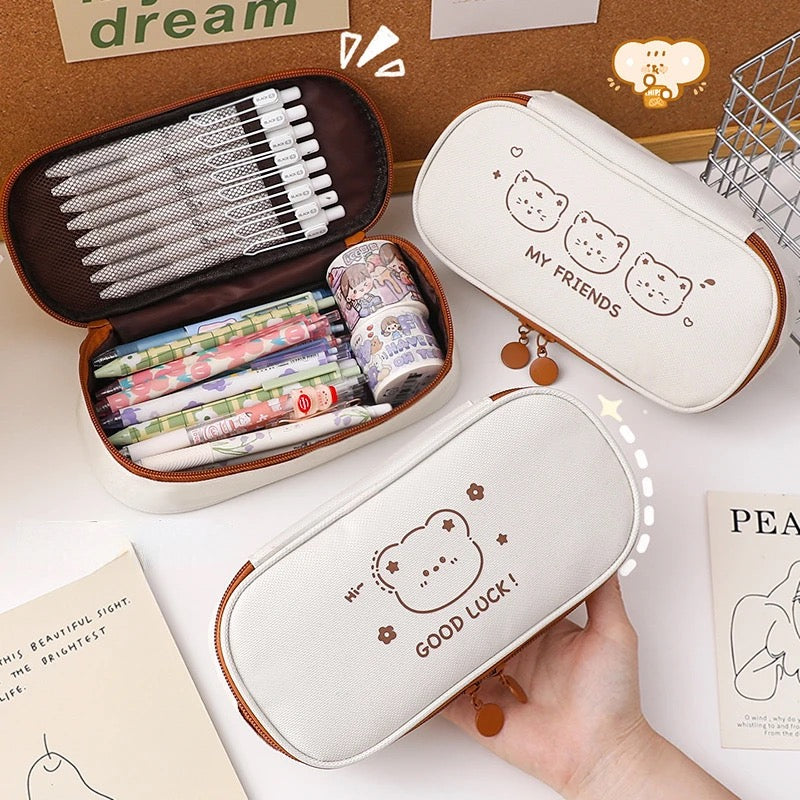 Kawai Bear Pencil Case