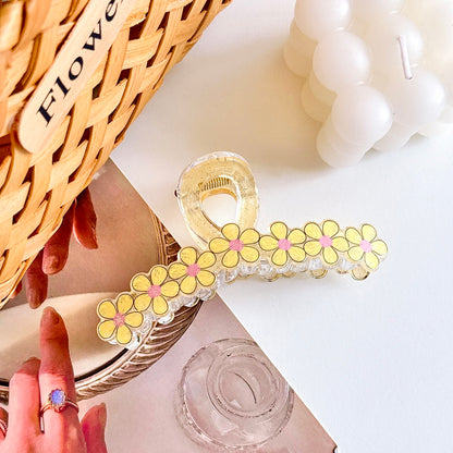 Floral Claw Clips