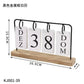 Pinteresty Nordic Flip Metal Desk Calendar