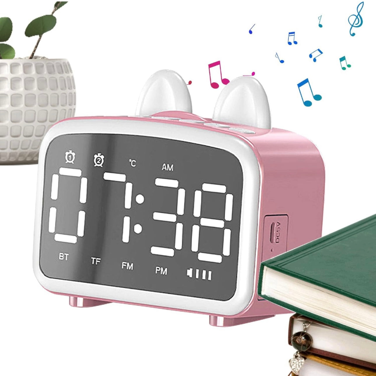 Speaker With Alarm Clock