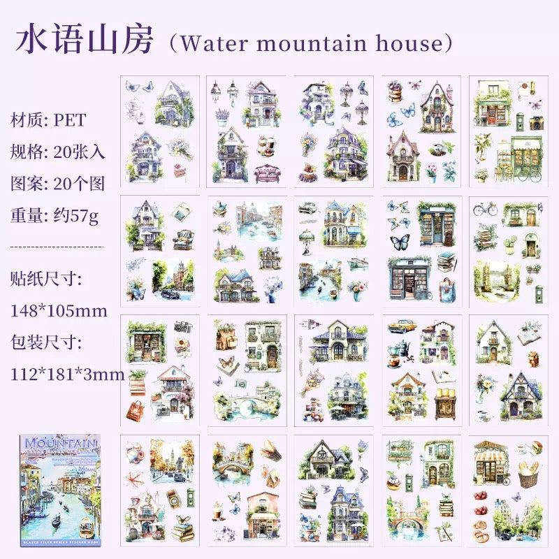Cozy Courtyard Stickerbook