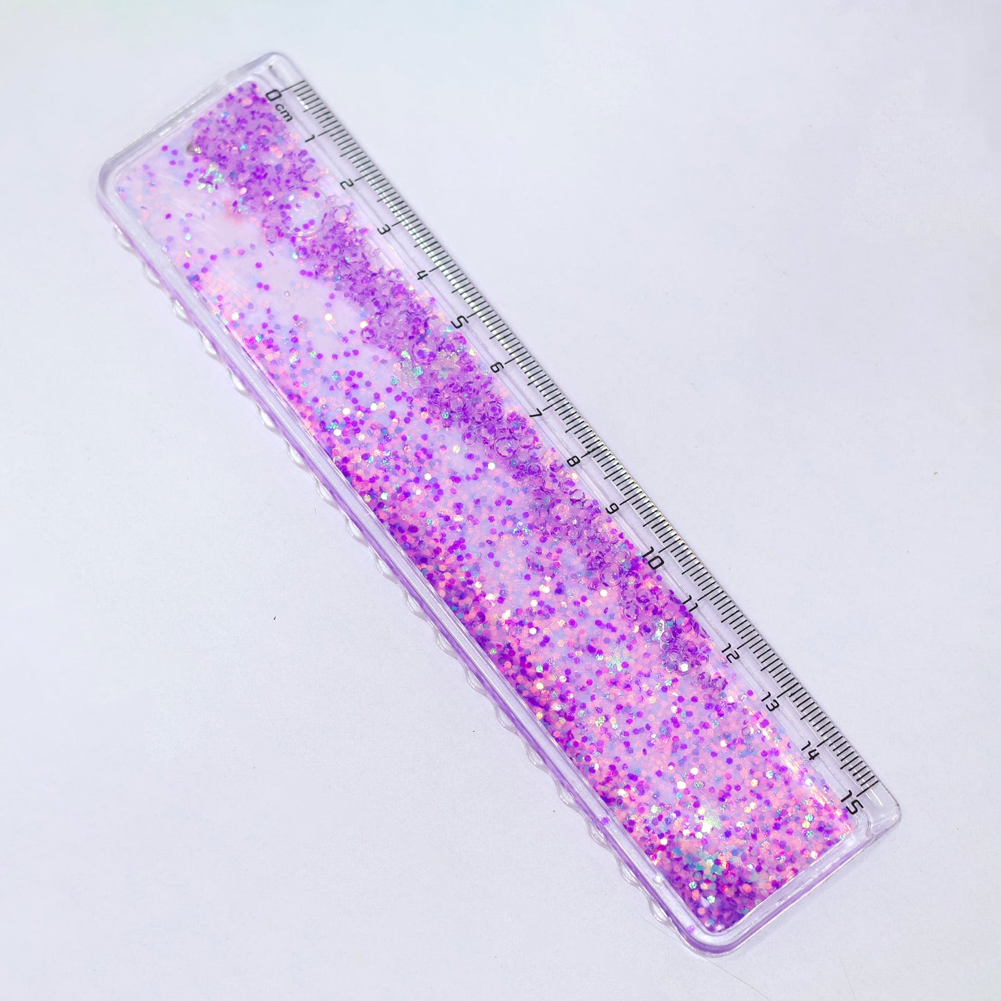 Glitter Ruler With Stickers