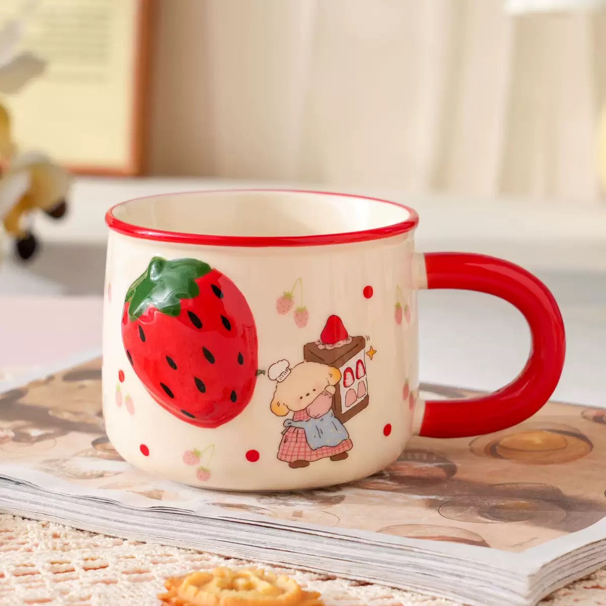 Strawberry Ceramic Mug