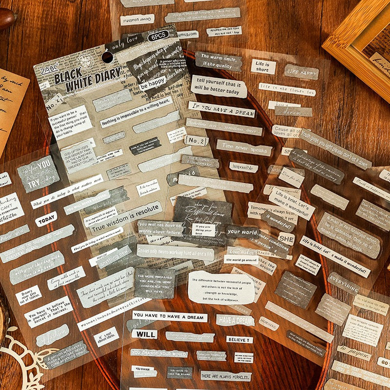 Vintage Quote Sticker