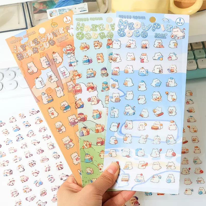 Kawaii Mini Animal Sticker