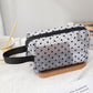 Heart Mesh Cosmetic Bag