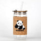 Mini Panda Glass Bottle