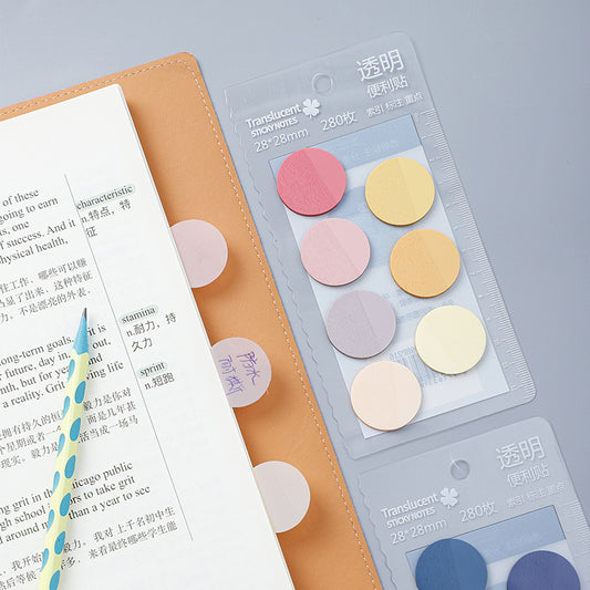 Morandi Transparent Sticky Note