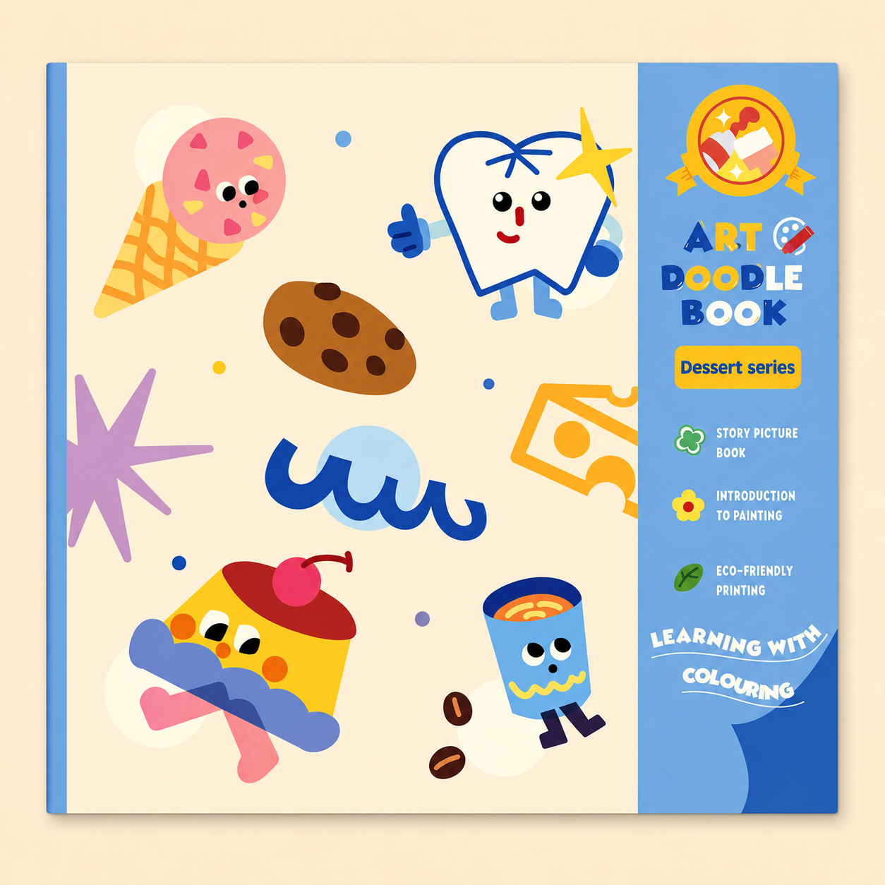 Art Doodle Coloring Book