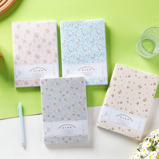 Floral Frosted Notebook