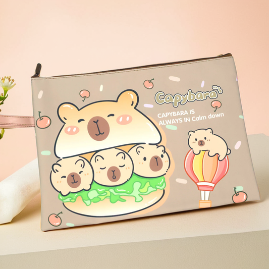 Capybara Pencil Case A4 size