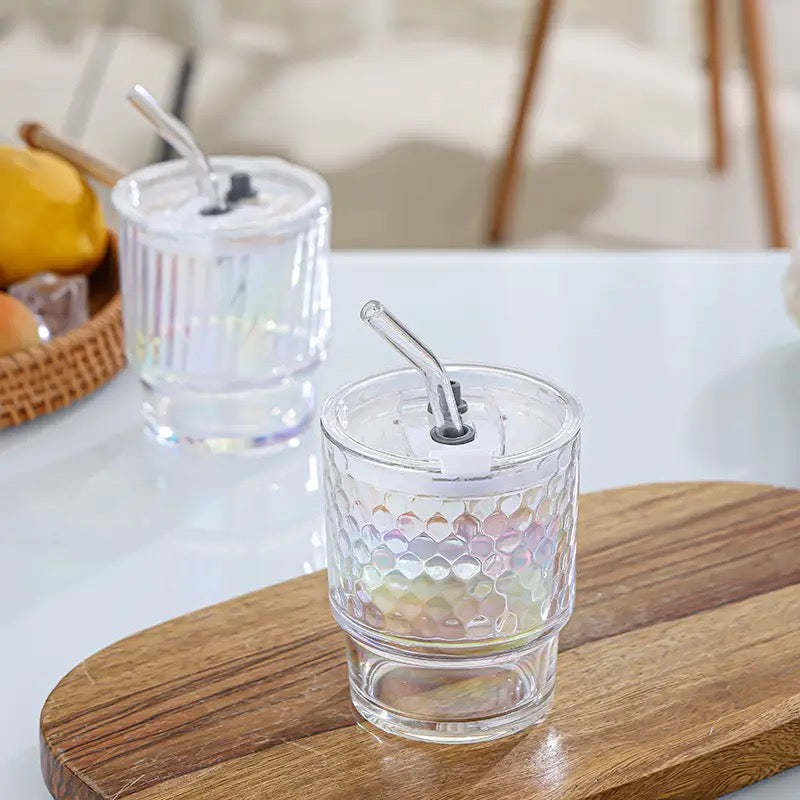 Holographic Glass Tumbler