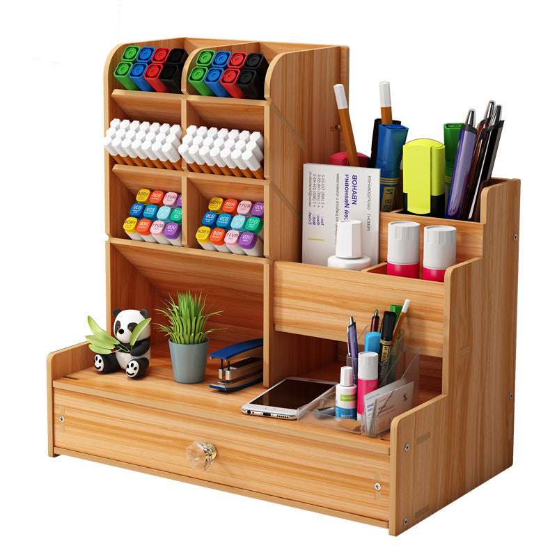 DIY Wooden Desk Organizer