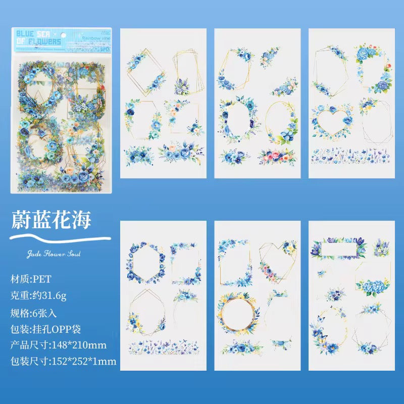 Floral Wreath Stickers