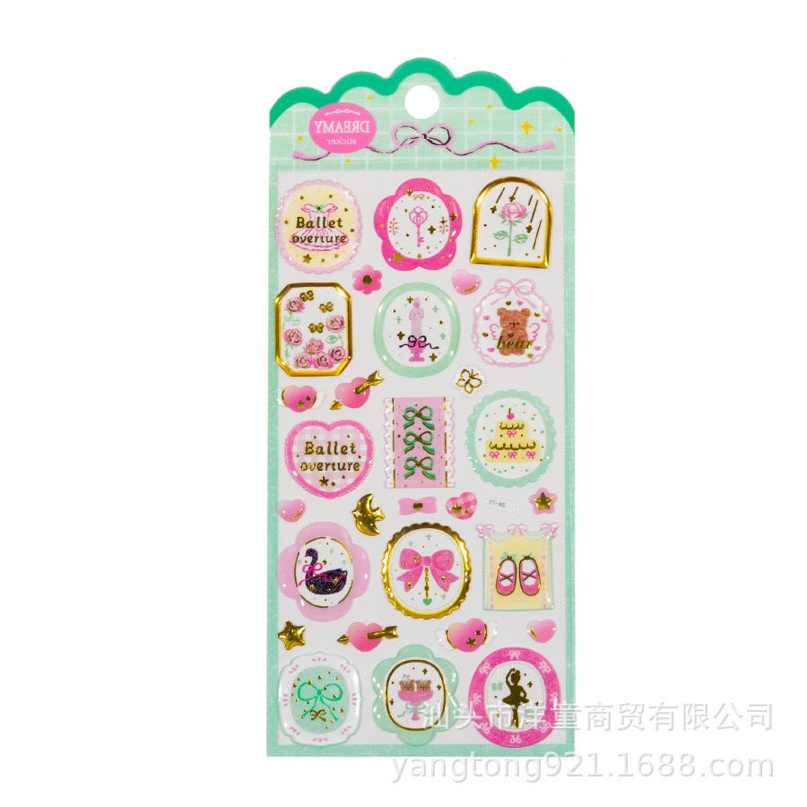 Transparent Wax Stamp Sticker