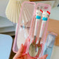 Sanrio Spoon With Fork Set