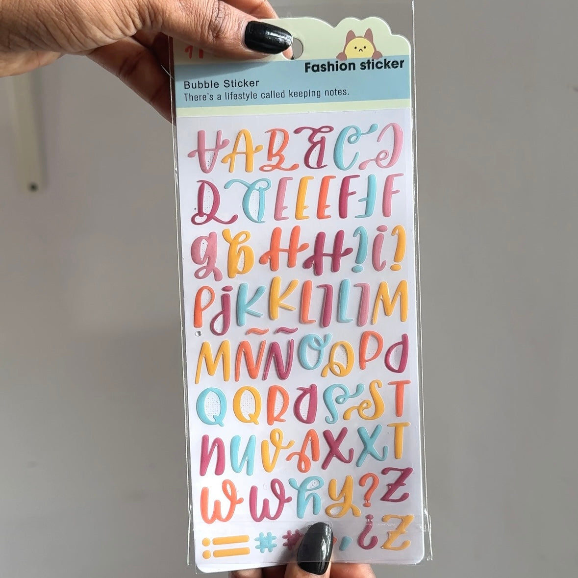 Alphabet Stickers