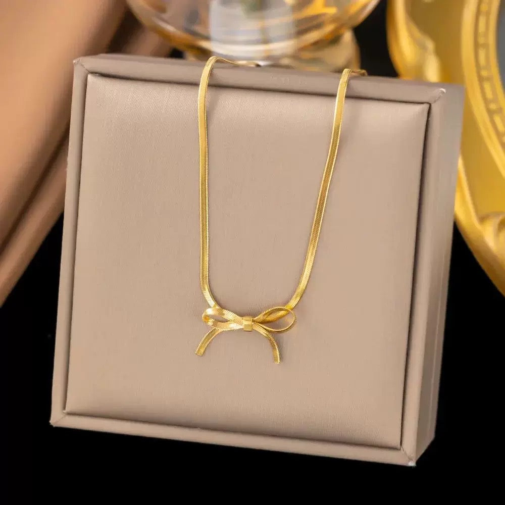 Bow Design Stainless Steel Chain