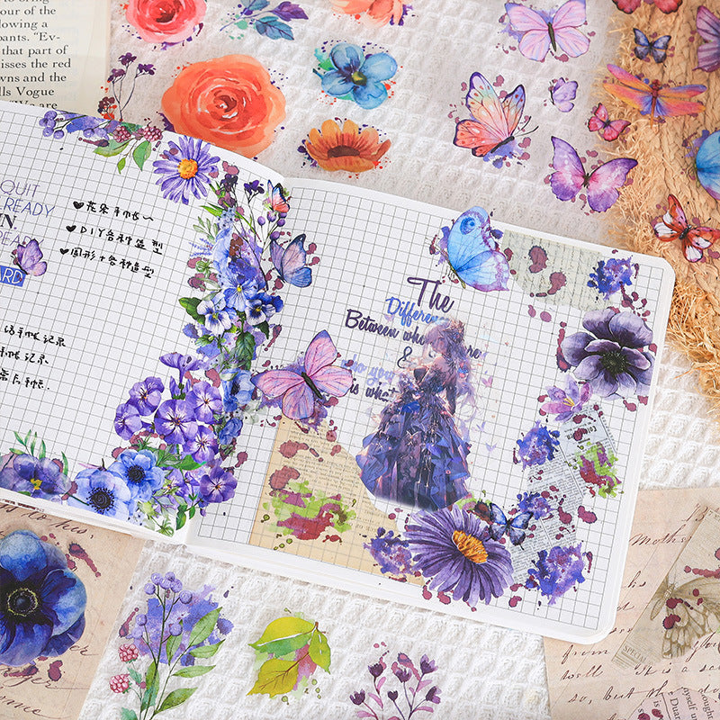 Rose Journal Sticker (6 Sheets)